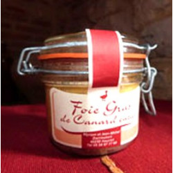 Foie gras entier 350 g (bocal) - La Ferme des Roumevies